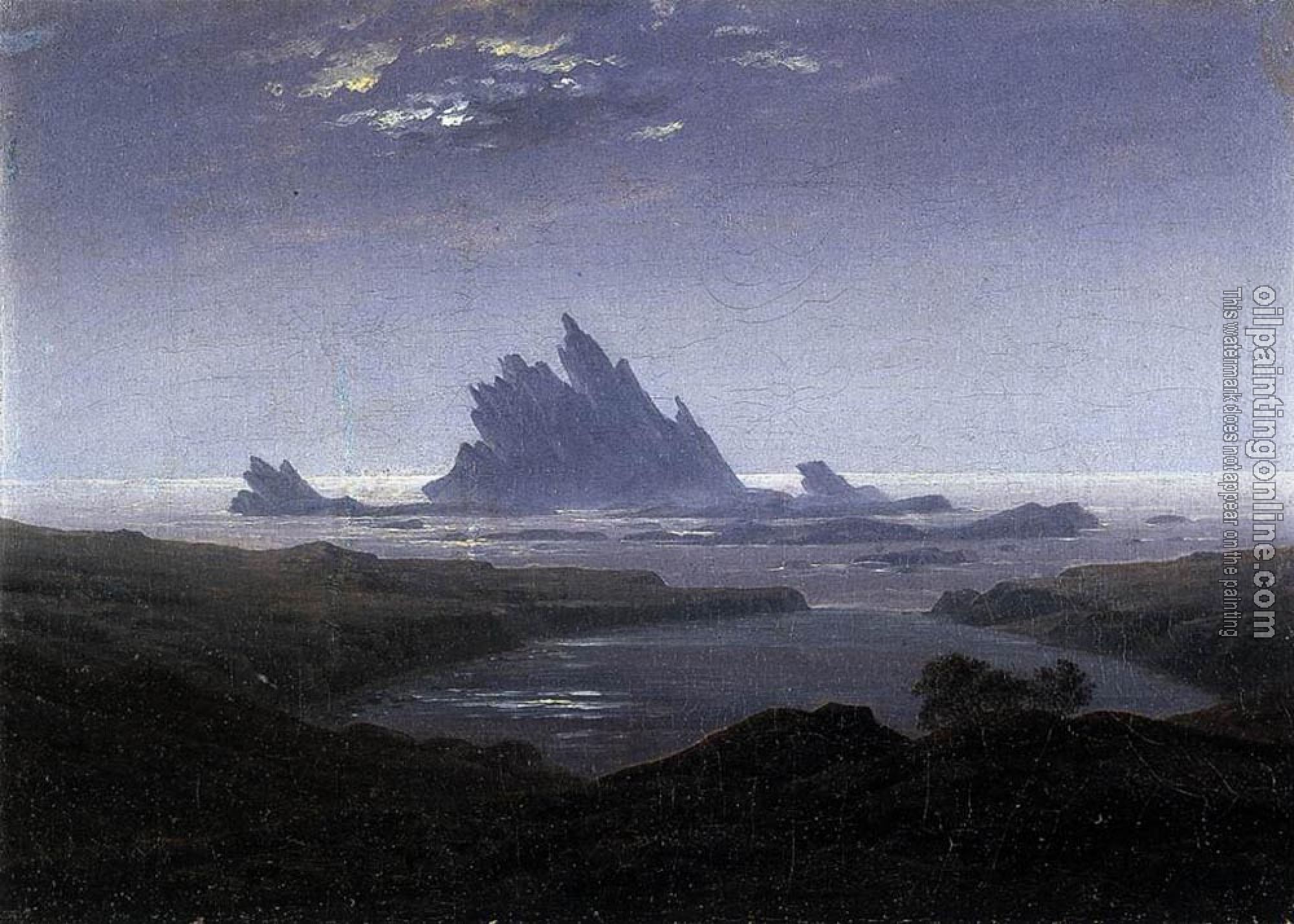 Friedrich, Caspar David - Rocky Reef On The Sea Shore